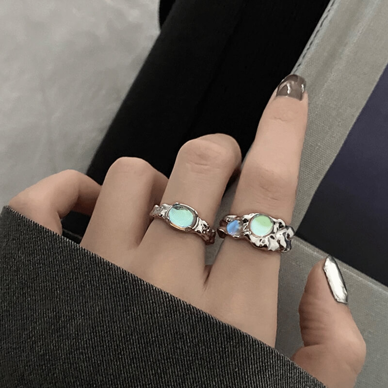 Moonstone Ring Unique Style Crystal Jewelry Wholesale