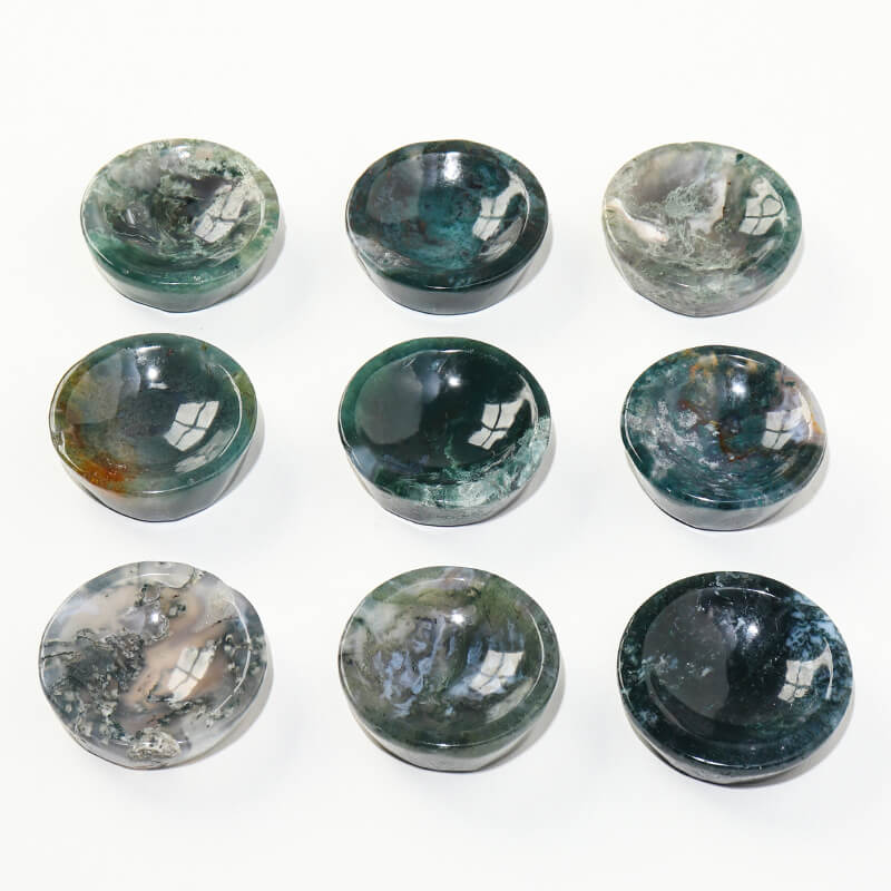 Moss Agate Crystal Bowl Wholesale-2