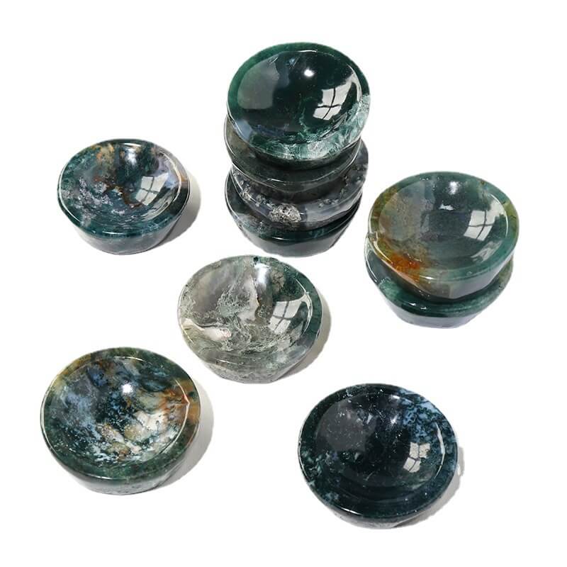 Moss Agate Crystal Bowl Wholesale-3