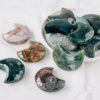 Moss Agate Moon Crystals Wholesale-