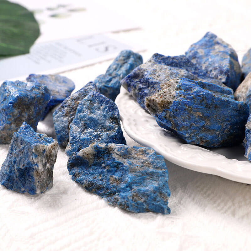 Natural Blue Apatite Raw Stone 4