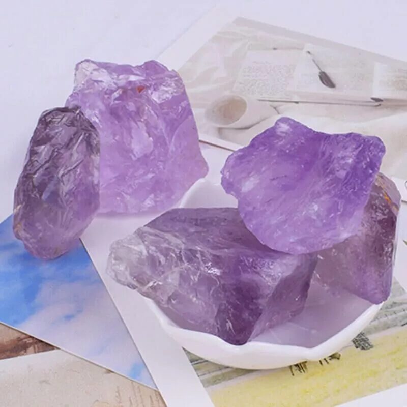 Pink Amethyst Natural Raw Stone