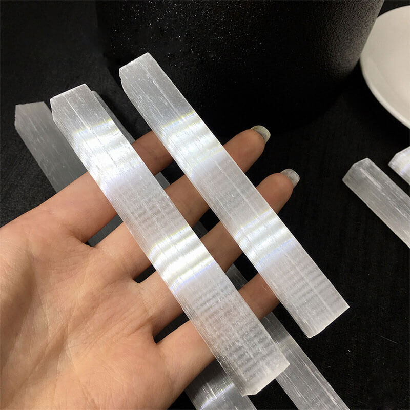 Raw Selenite Stick Crystal Stone Bulk 1