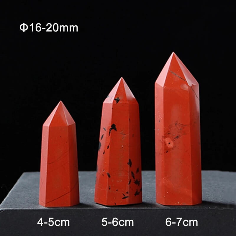 Red Jasper Crystal Point Tower 2
