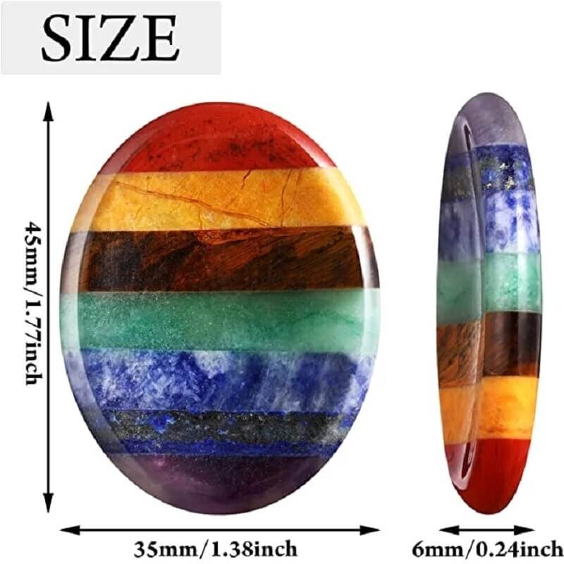 Thumb Crystal Worry Stones Bulk