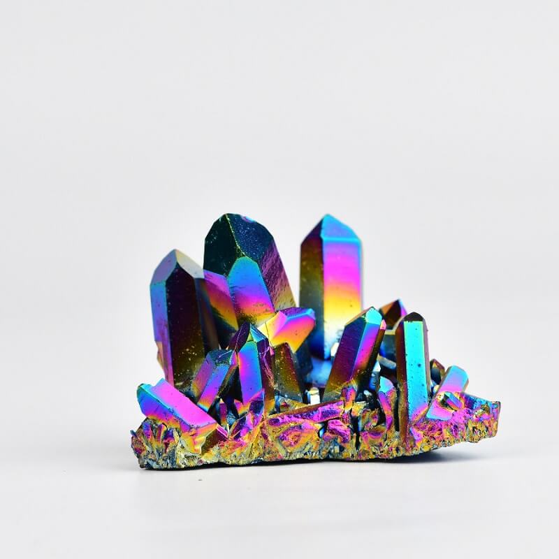 Titanium Rainbow Aura Quartz Cluster (4)