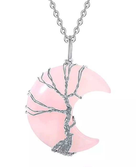 Tree Of Life Moon Crystal Pendant (2)