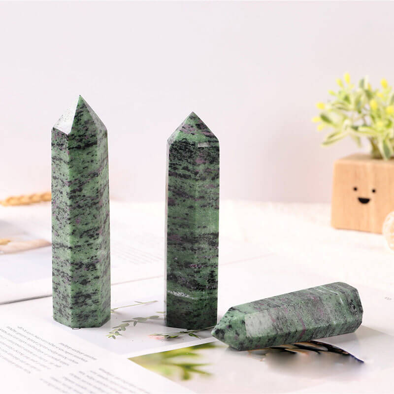 Ruby Zoisite Crystal Tower Wholesale