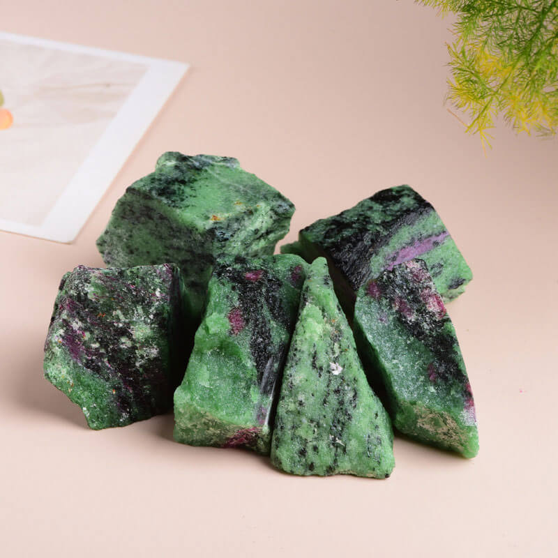 Ruby Zoisite Natural Stone Rock Wholesale