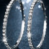Diamond Hoop Earrings For Women