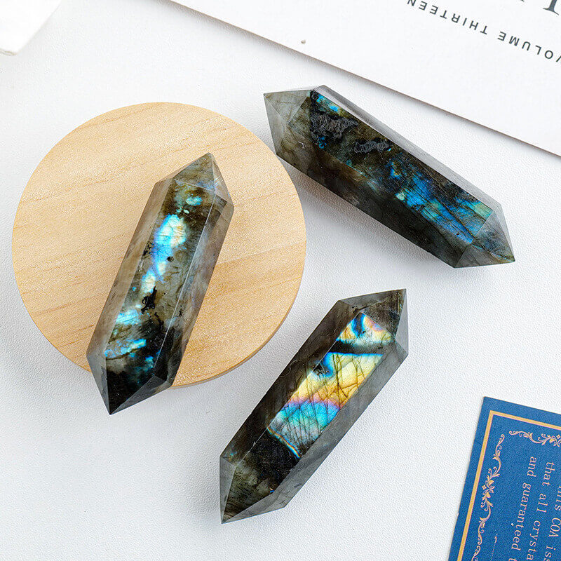 Double Point Labradorite Tower Crystal 3