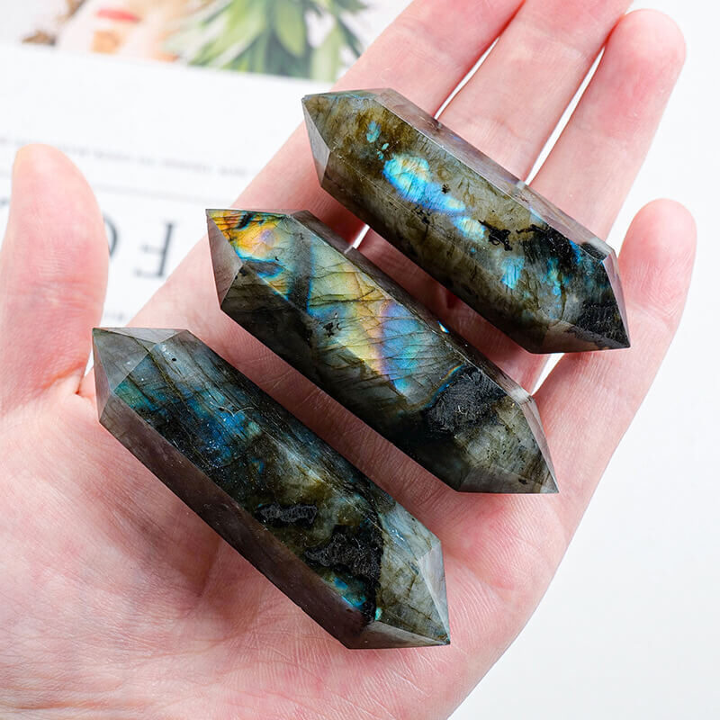 Double Point Labradorite Tower Crystal 5