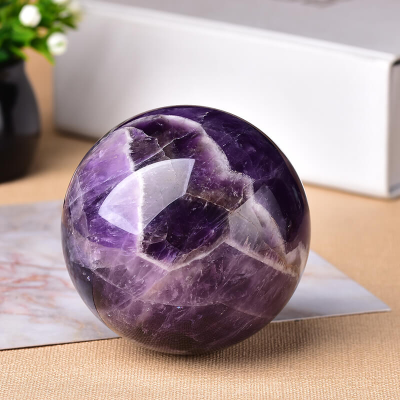 Dream Amethyst Sphere Polished Reiki Ball 1