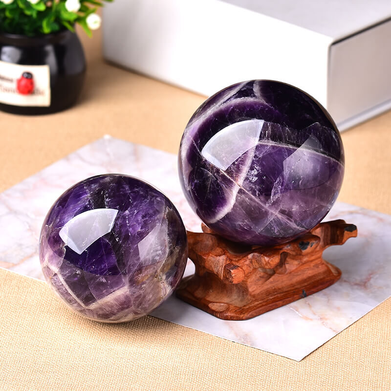 Dream Amethyst Sphere Polished Reiki Ball 5