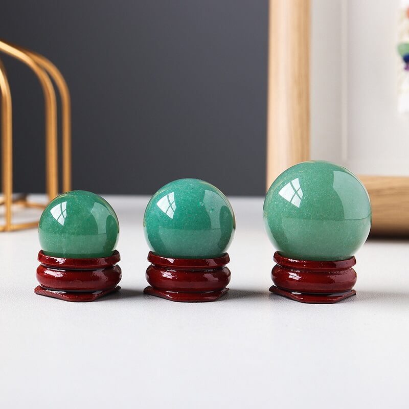 Green Aventurine Sphere Crystal Ball 4