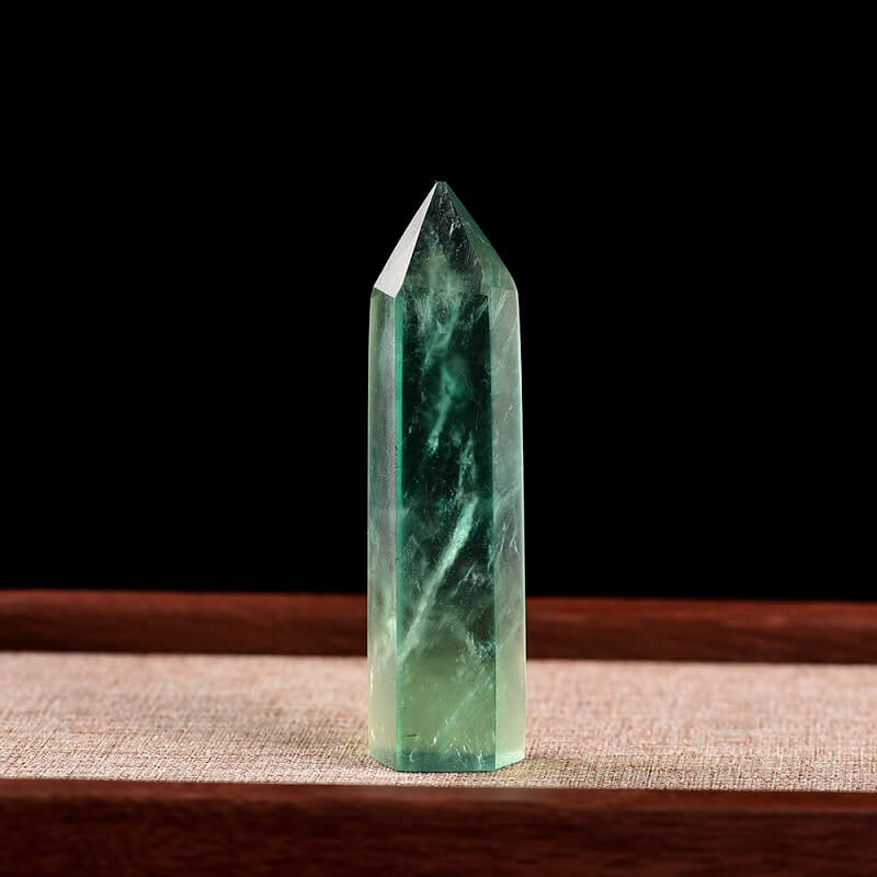 Green Fluorite Tower Pointed Crystal (3)