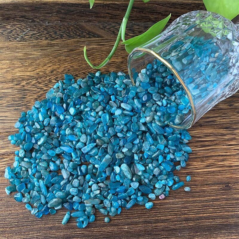 Irregular Apatite Gravel Crystal Crushed Stone