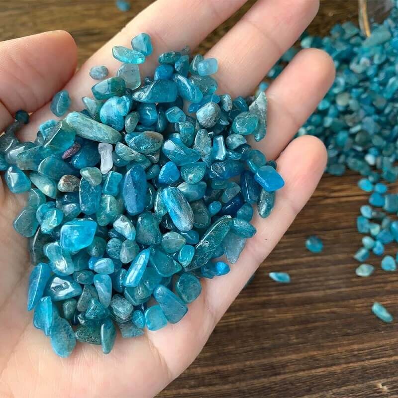Irregular Apatite Gravel Crystal Crushed Stone 1