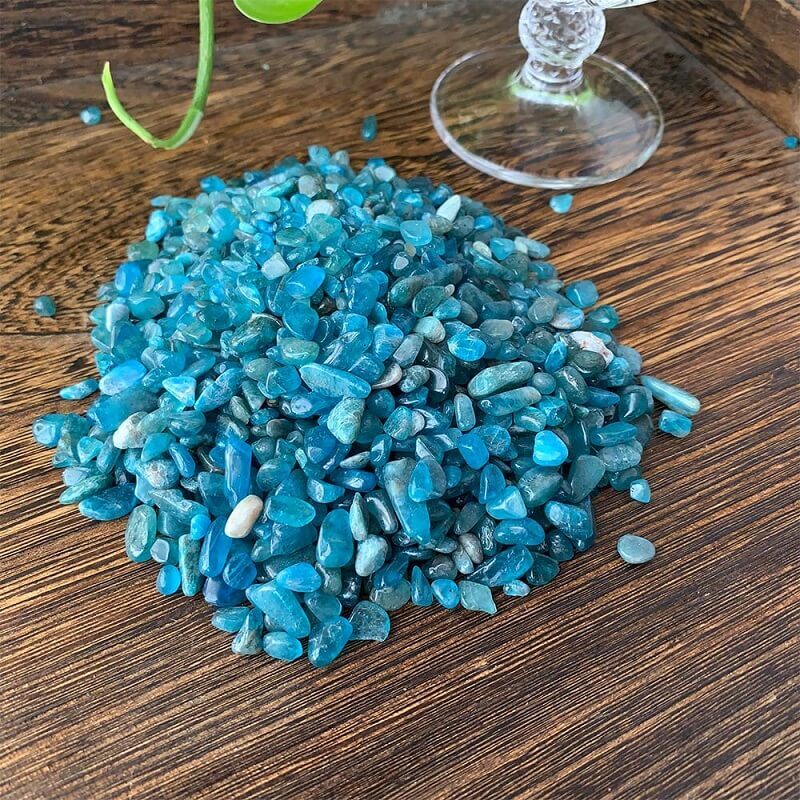Irregular Apatite Gravel Crystal Crushed Stone 2