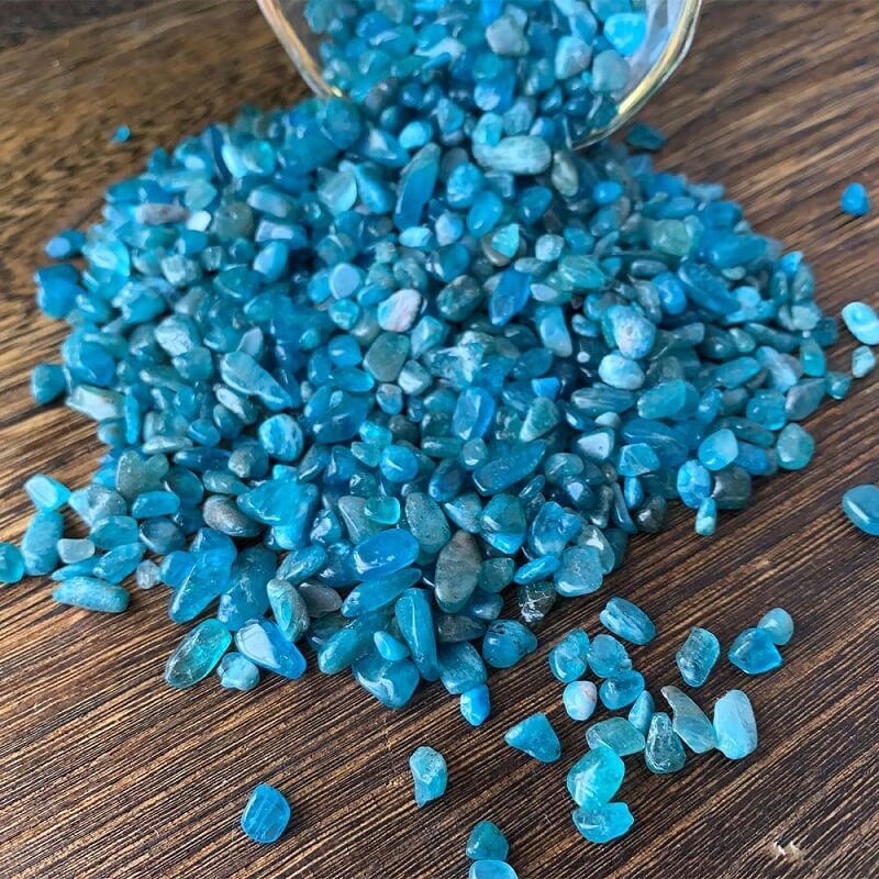 Irregular Apatite Gravel Crystal Crushed Stone 4