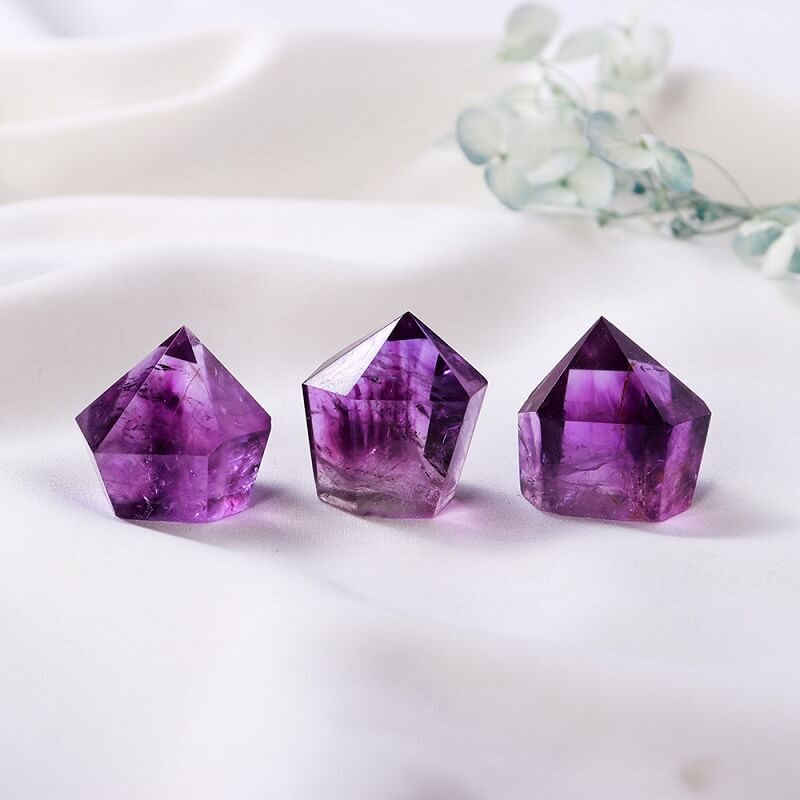 Mini Brazilian Amethyst Crystal Towar