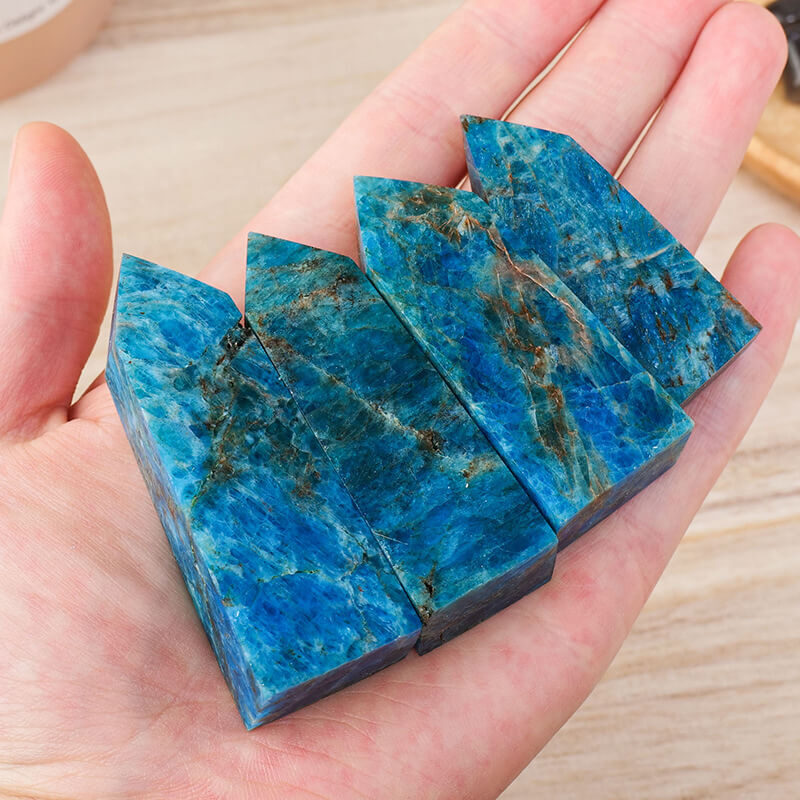 Natural Apatite Tower Point Crystal 3