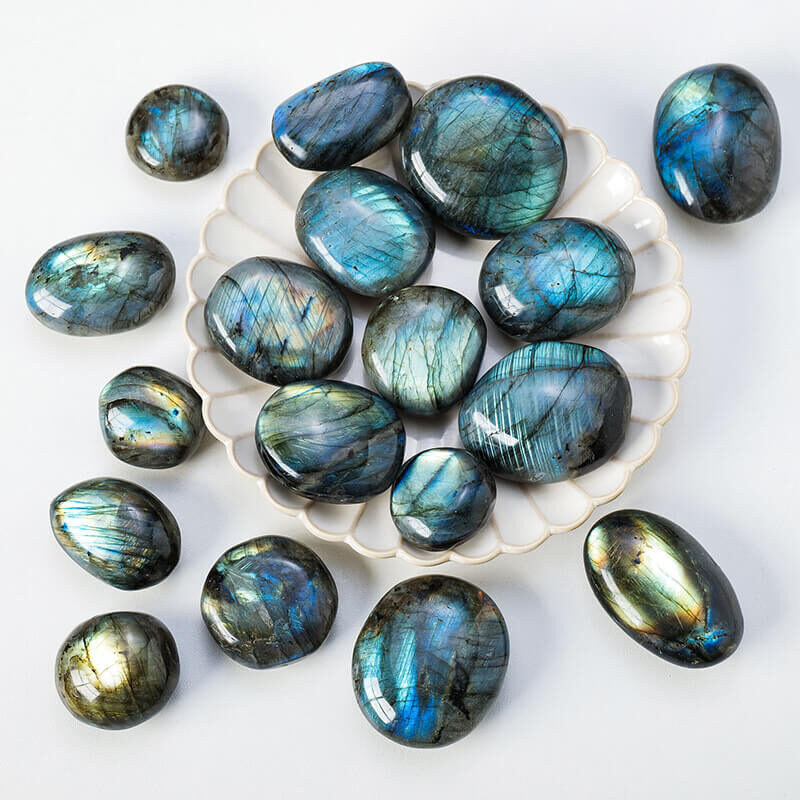 Natural Labradorite Moonstone Stones