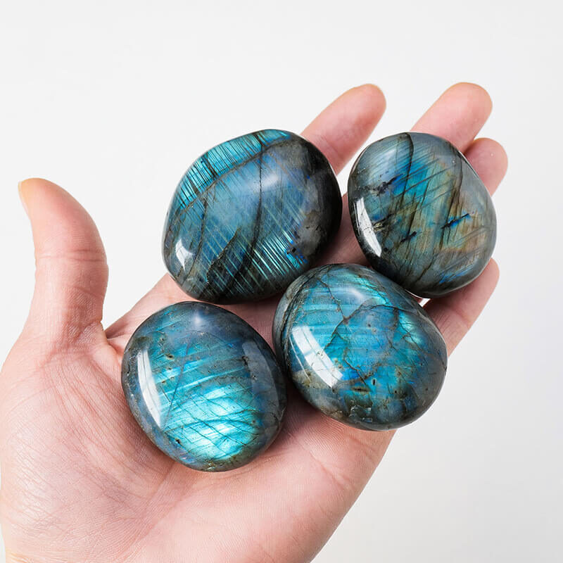 Natural Labradorite Moonstone Stones 4