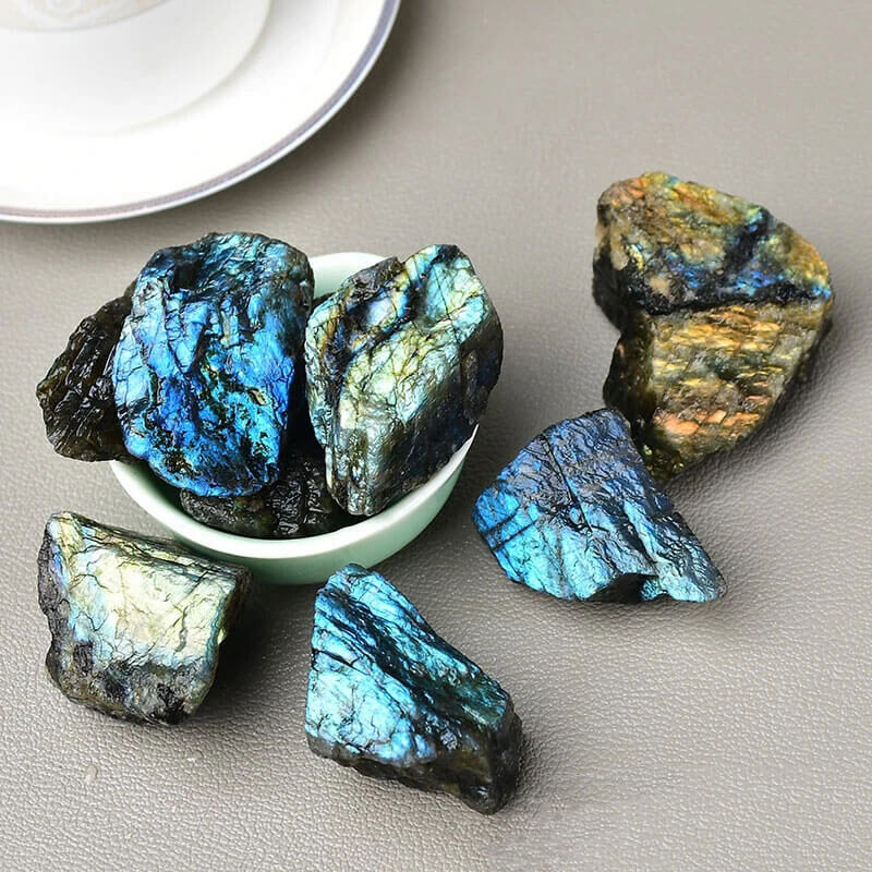 Natural Raw Labradorite Stone