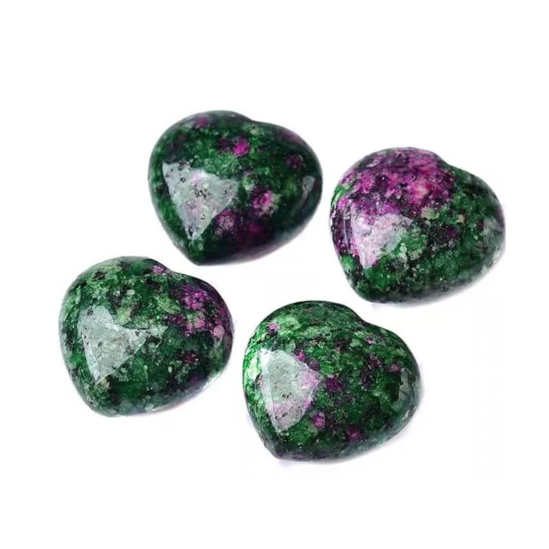 Natural Ruby Zoisite Heart Crystal (4)