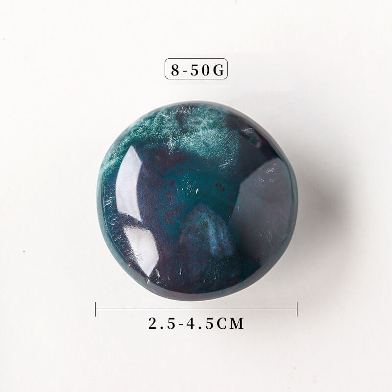Ocean Jasper Stone Polished Disc Crystal 4