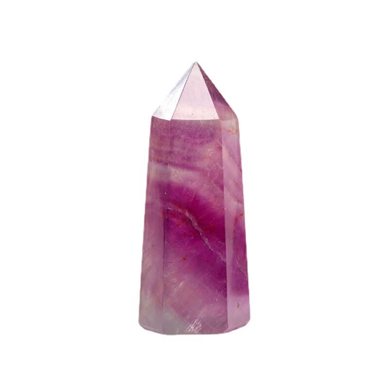 Purple Fluorite Tower Pointed Crystal 1