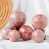Red Calcite Sphere Ornament Crystal Ball