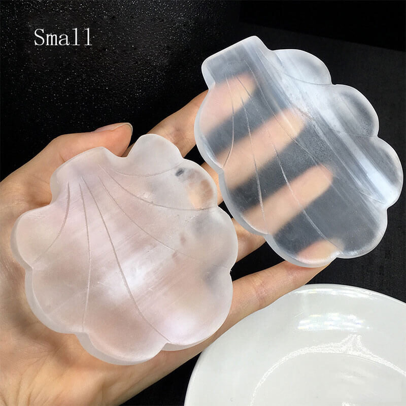 Shell Selenite Crystal Bowl Ornaments 4