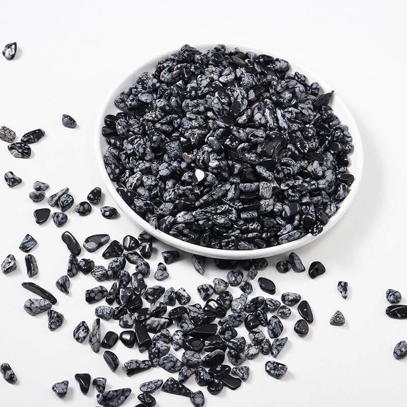 Snowflake Obsidian Stone Crystal Crushed