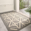 geometric grey doormat 3