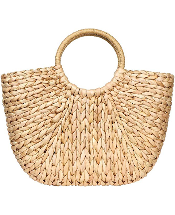 large straw bag beach handbag-8