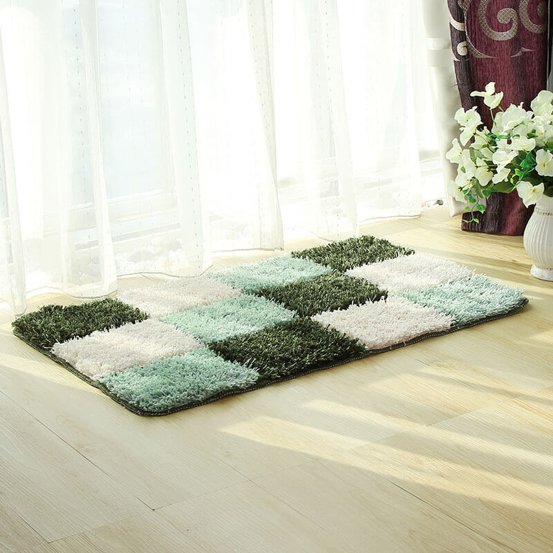 plaid rug for bathroom 2