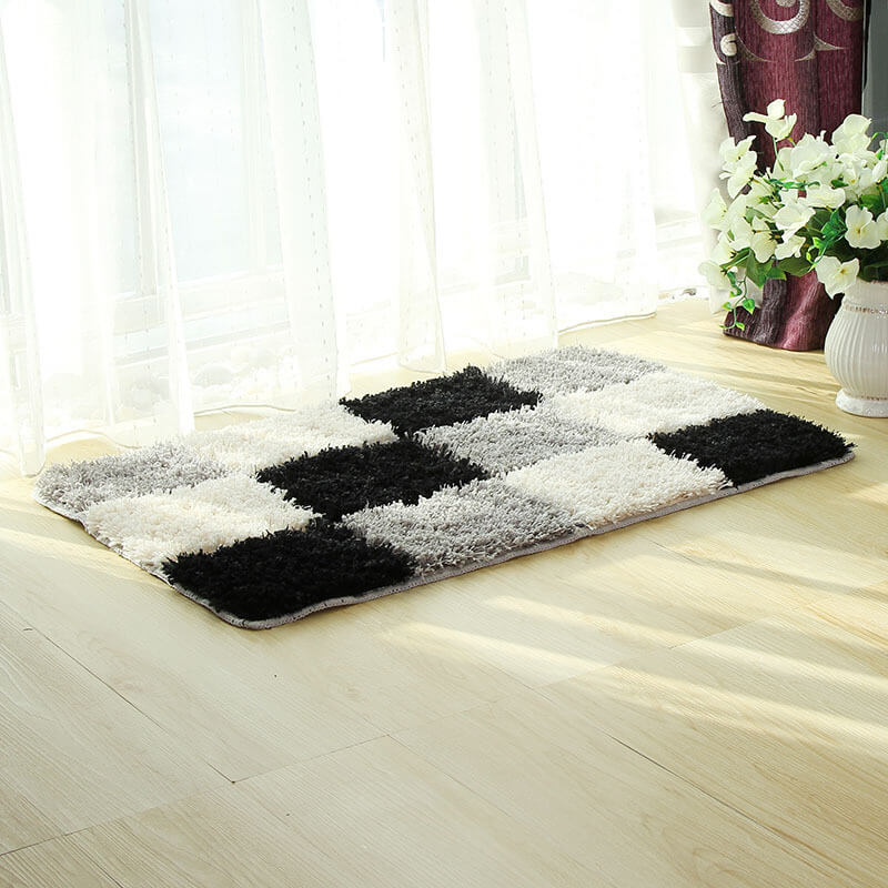 plaid rug for bathroom-4
