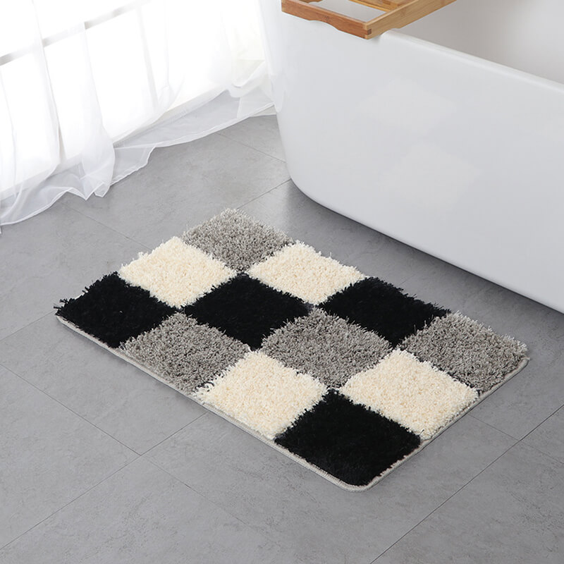 plaid rug for bathroom-9