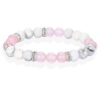 rose quartz bracelet white lava 4