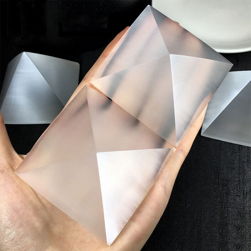 selenite Pyramid 4