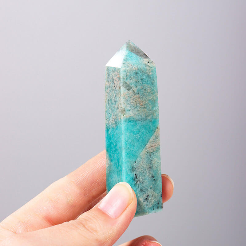 Amazonite-Column-Single-Point-Tower-Crystal-(2)