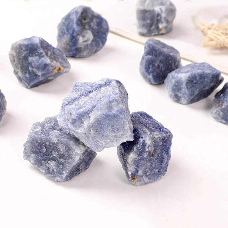 Blue Aventurine Quartz Raw Crystals