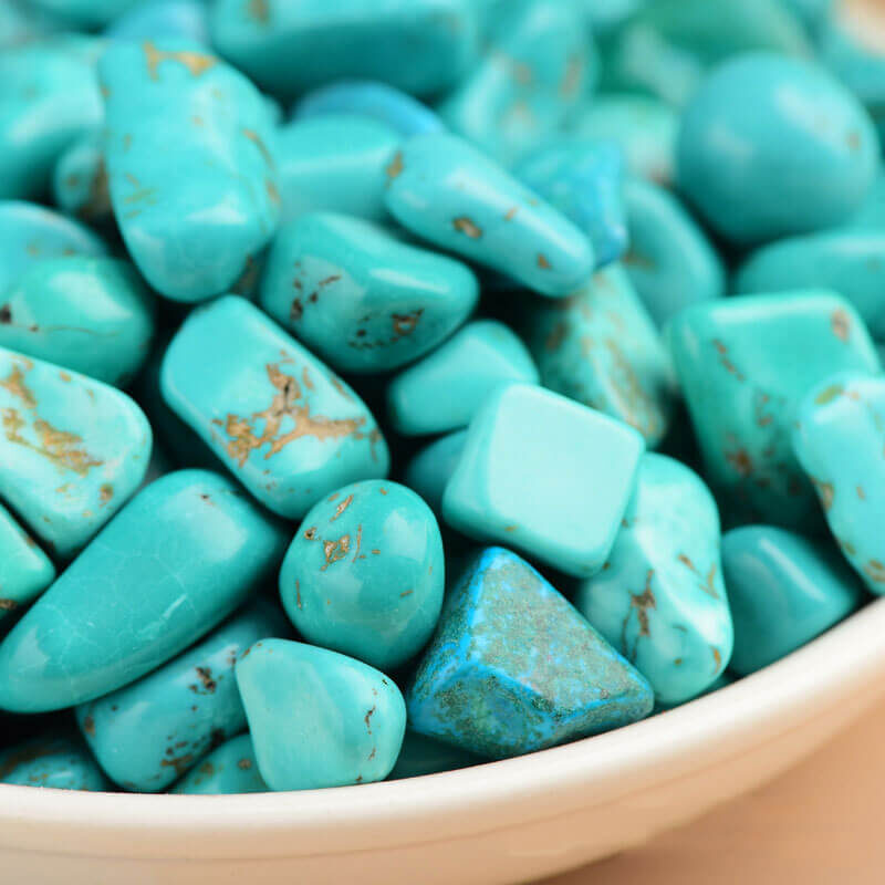 Green Howlite crushed Stone Polished Crystal 1