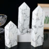 Howlite Point Wand Healing Energy Crystal