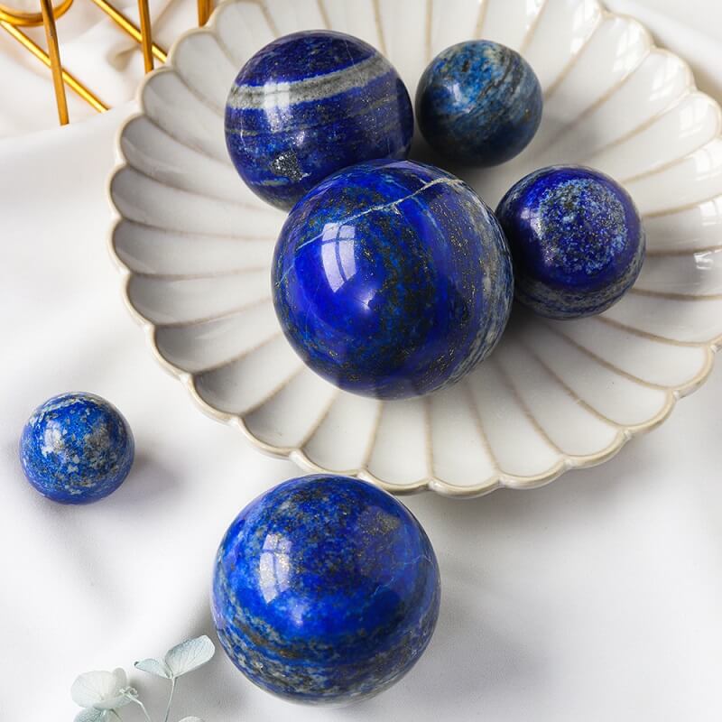 Lapis Lazuli Sphere Stone Crystal Ball (2)