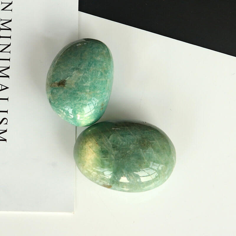 Large Amazonite Stone Polished Energy Crystal 2