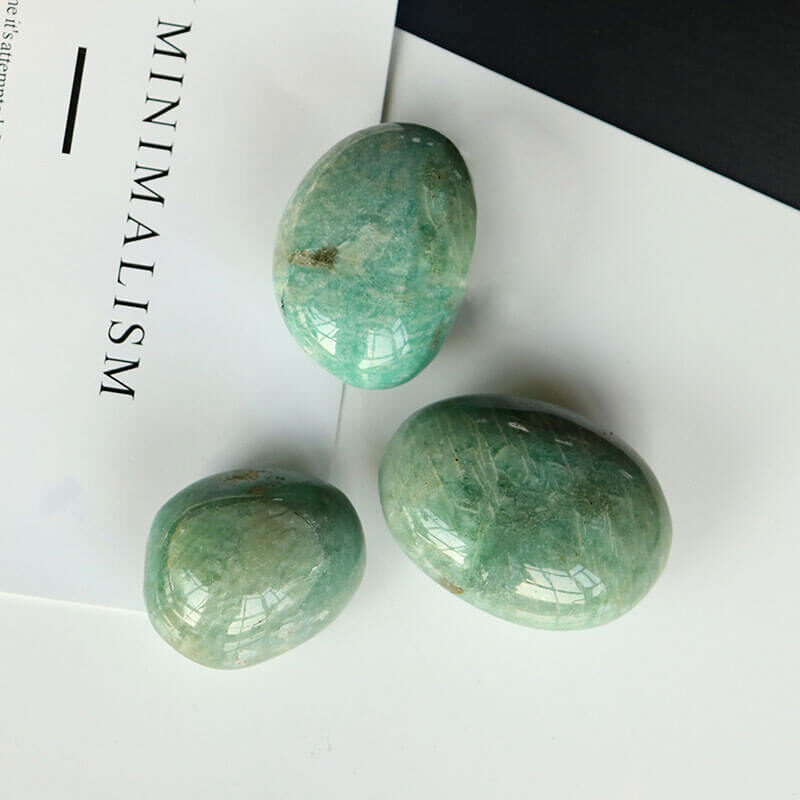 Large Amazonite Stone Polished Energy Crystal 3
