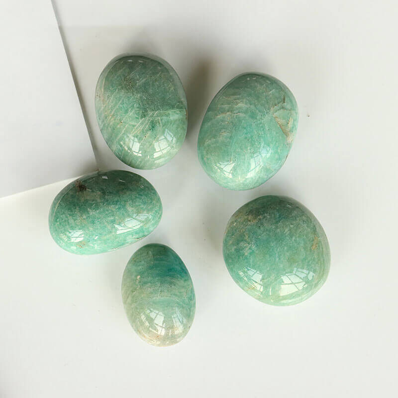 Large Amazonite Stone Polished Energy Crystal